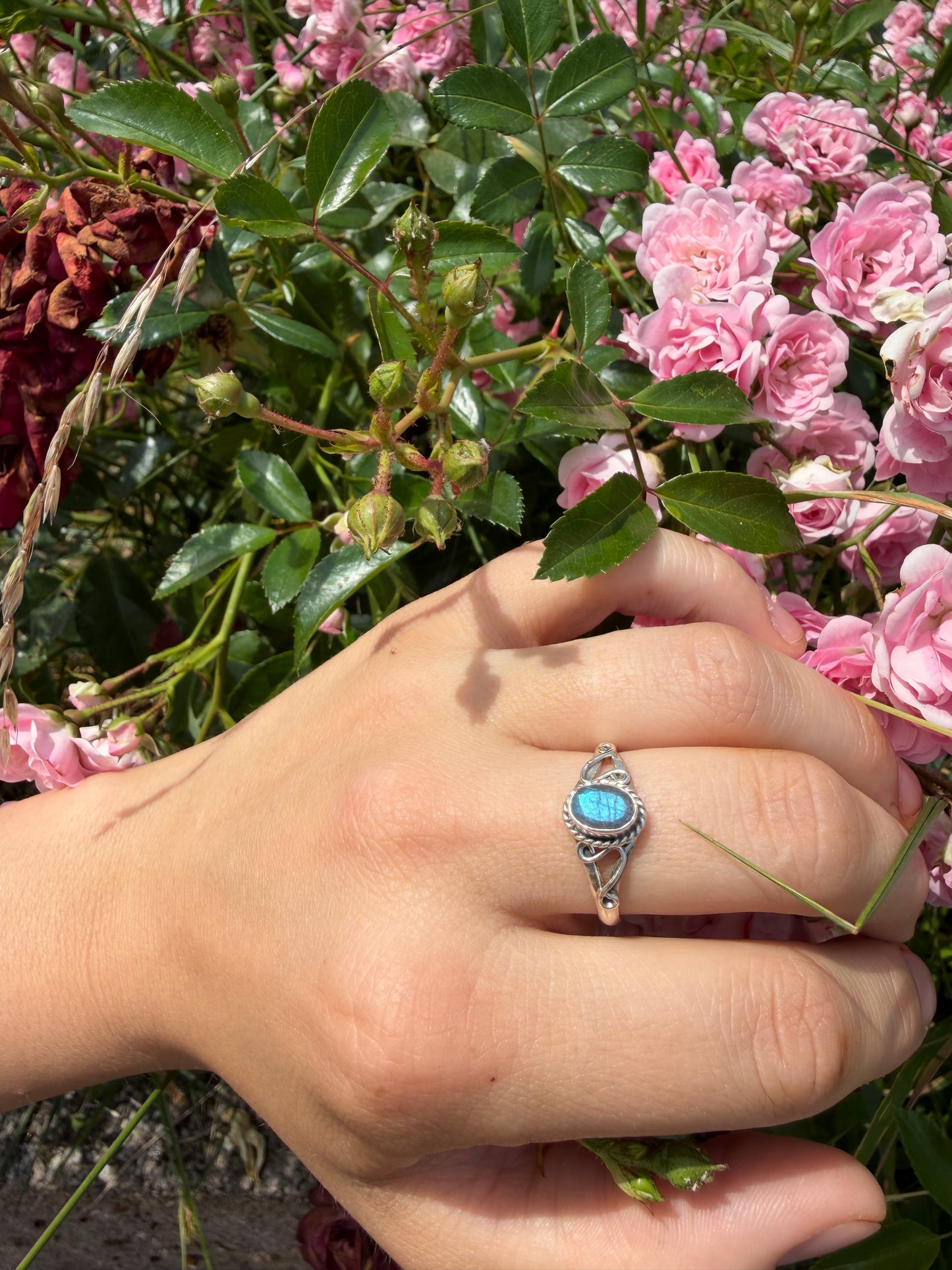 Bague labradorite