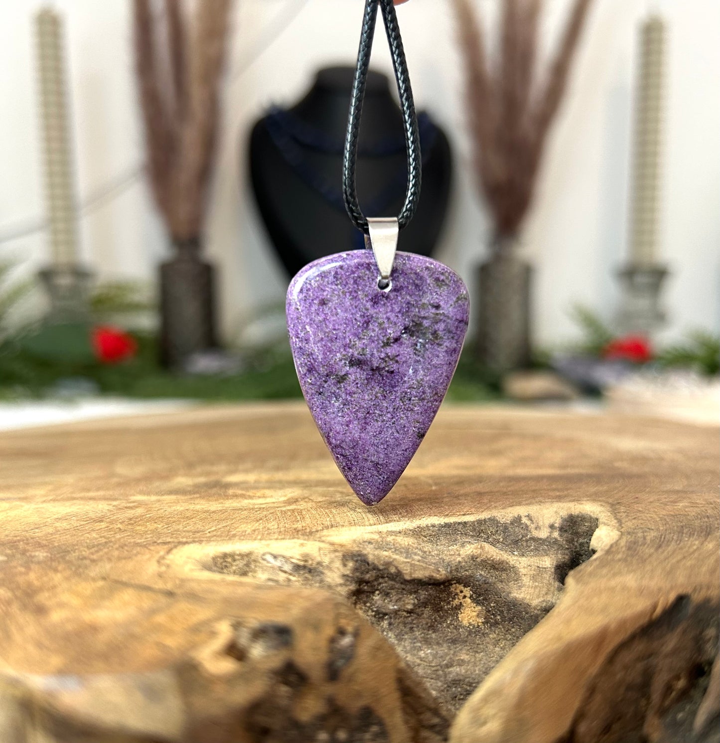 Pendentif Stichtite