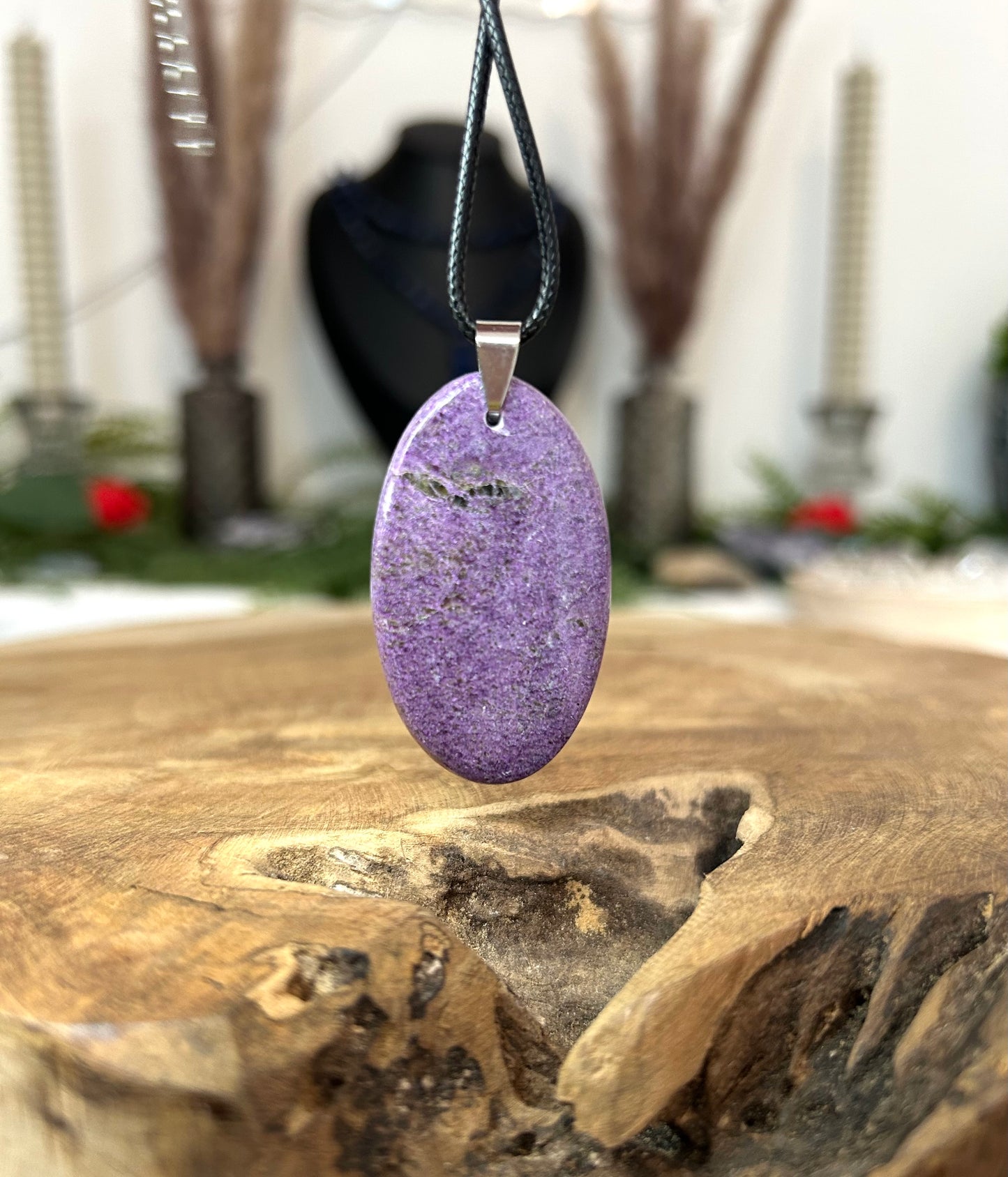 Pendentif Stichtite