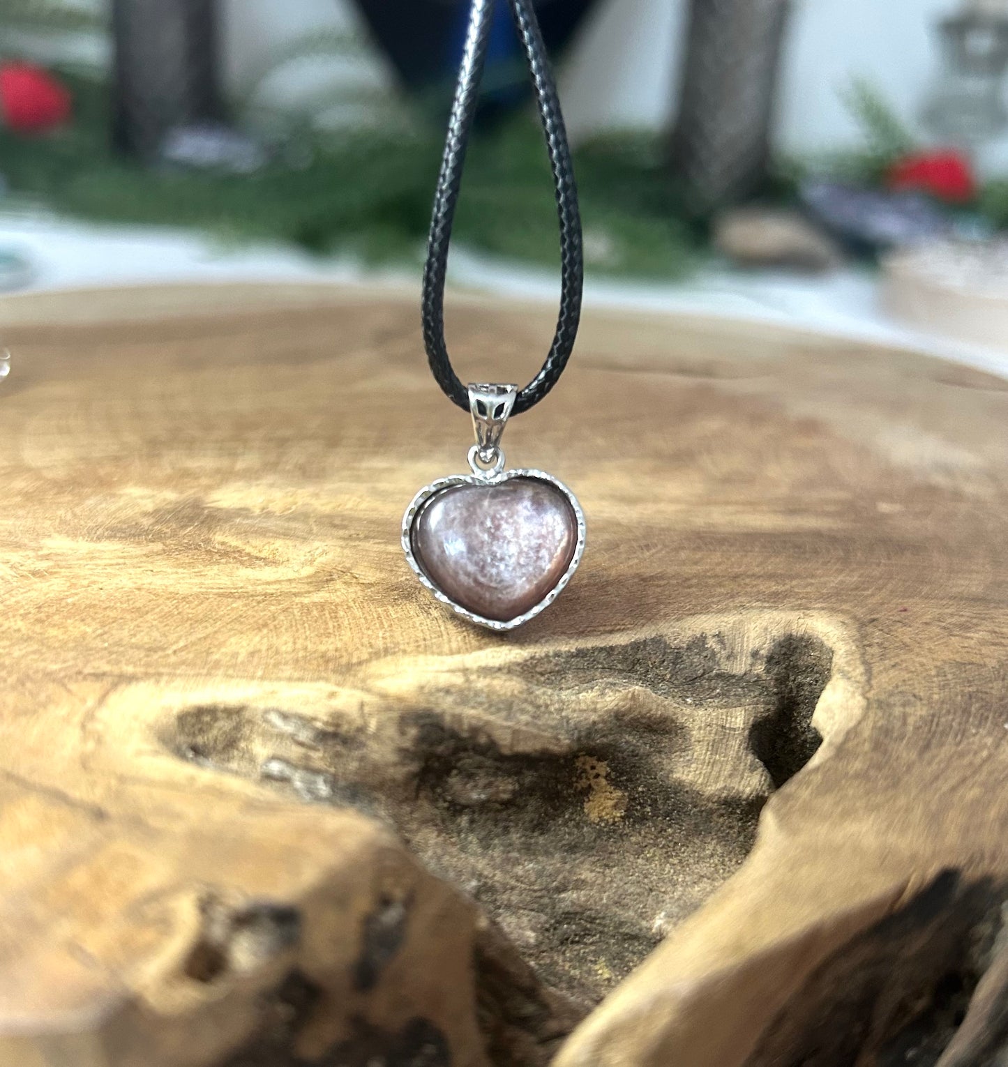 Pendentif lepidolite