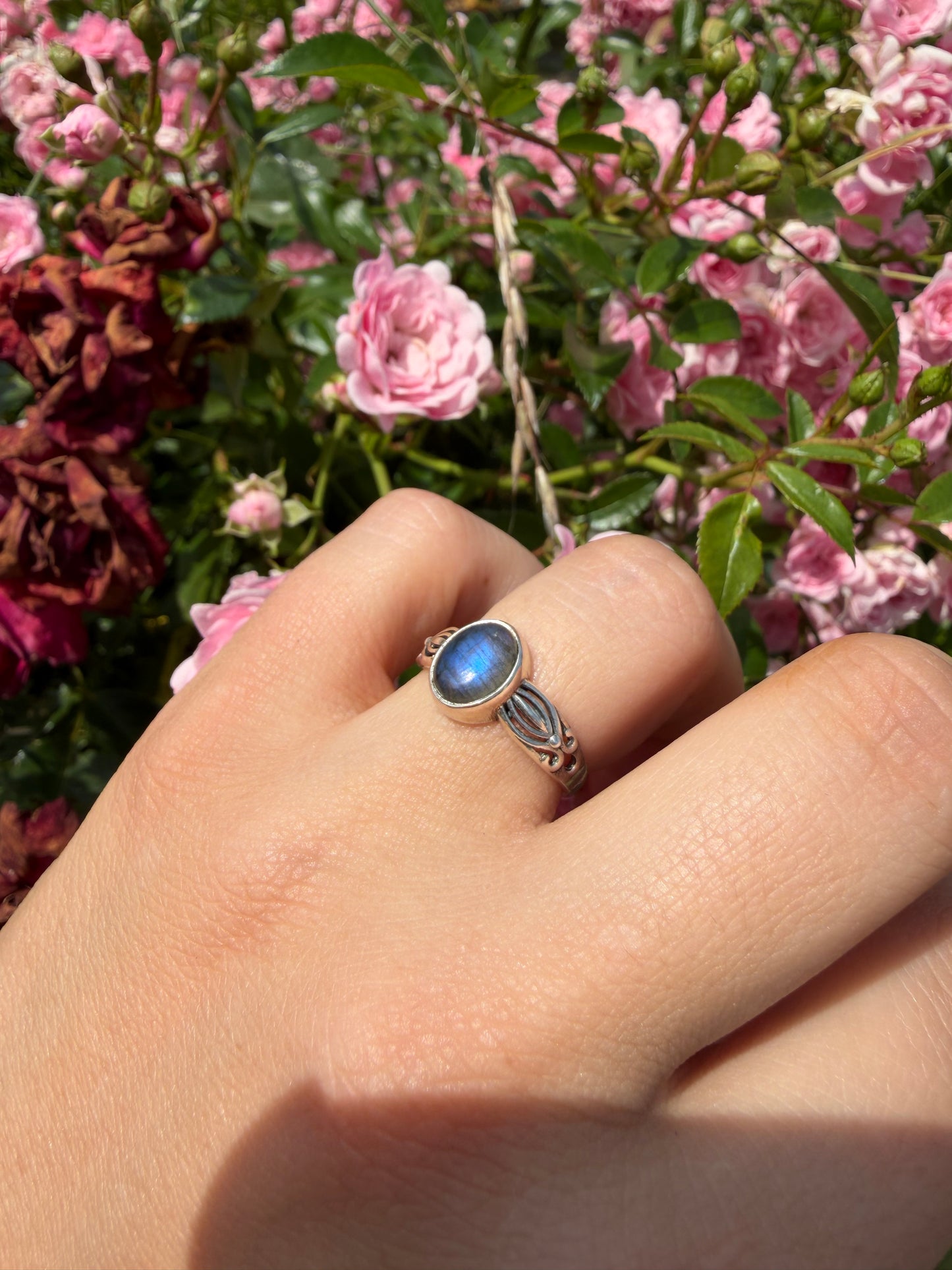 Bague labradorite