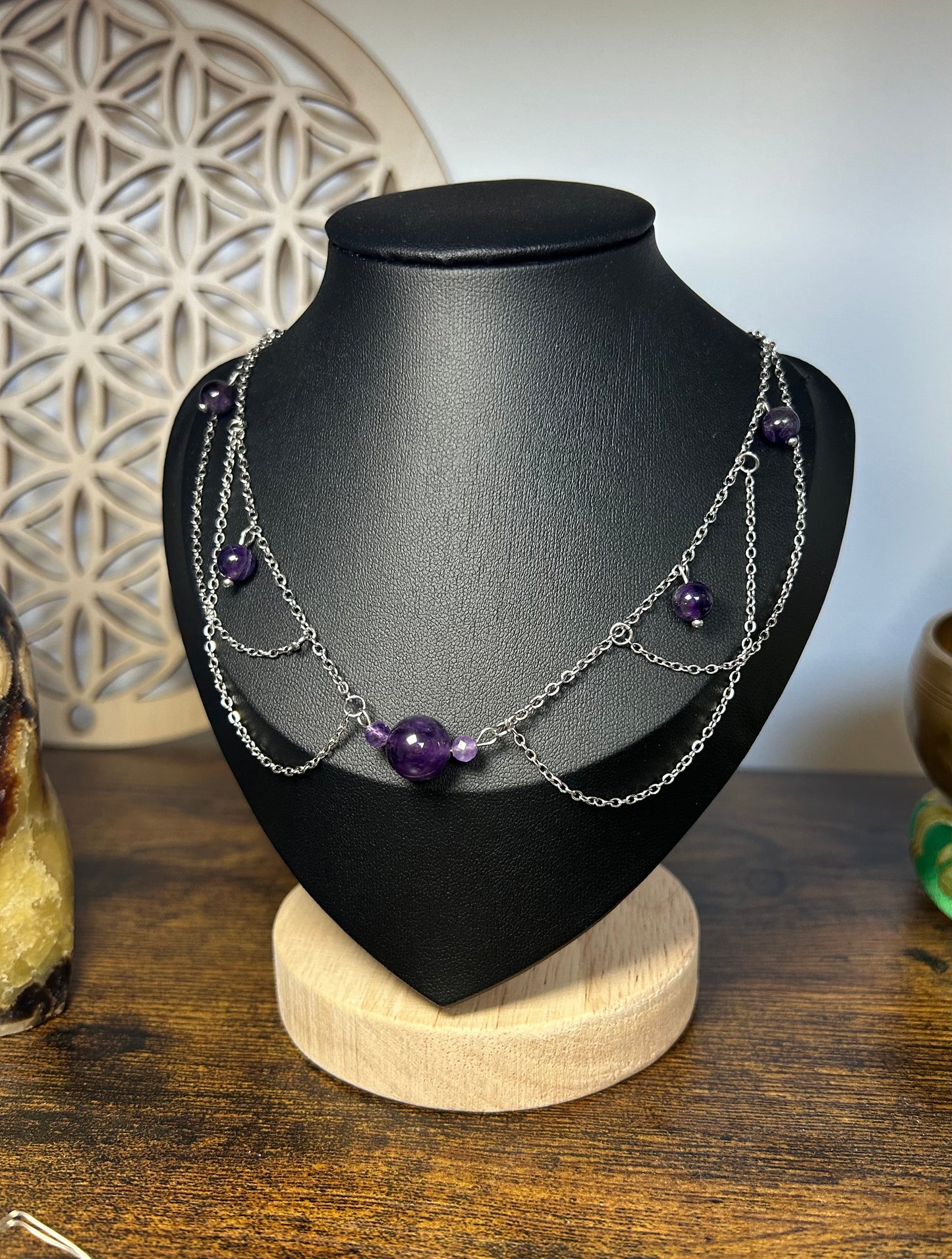 Collier améthyste