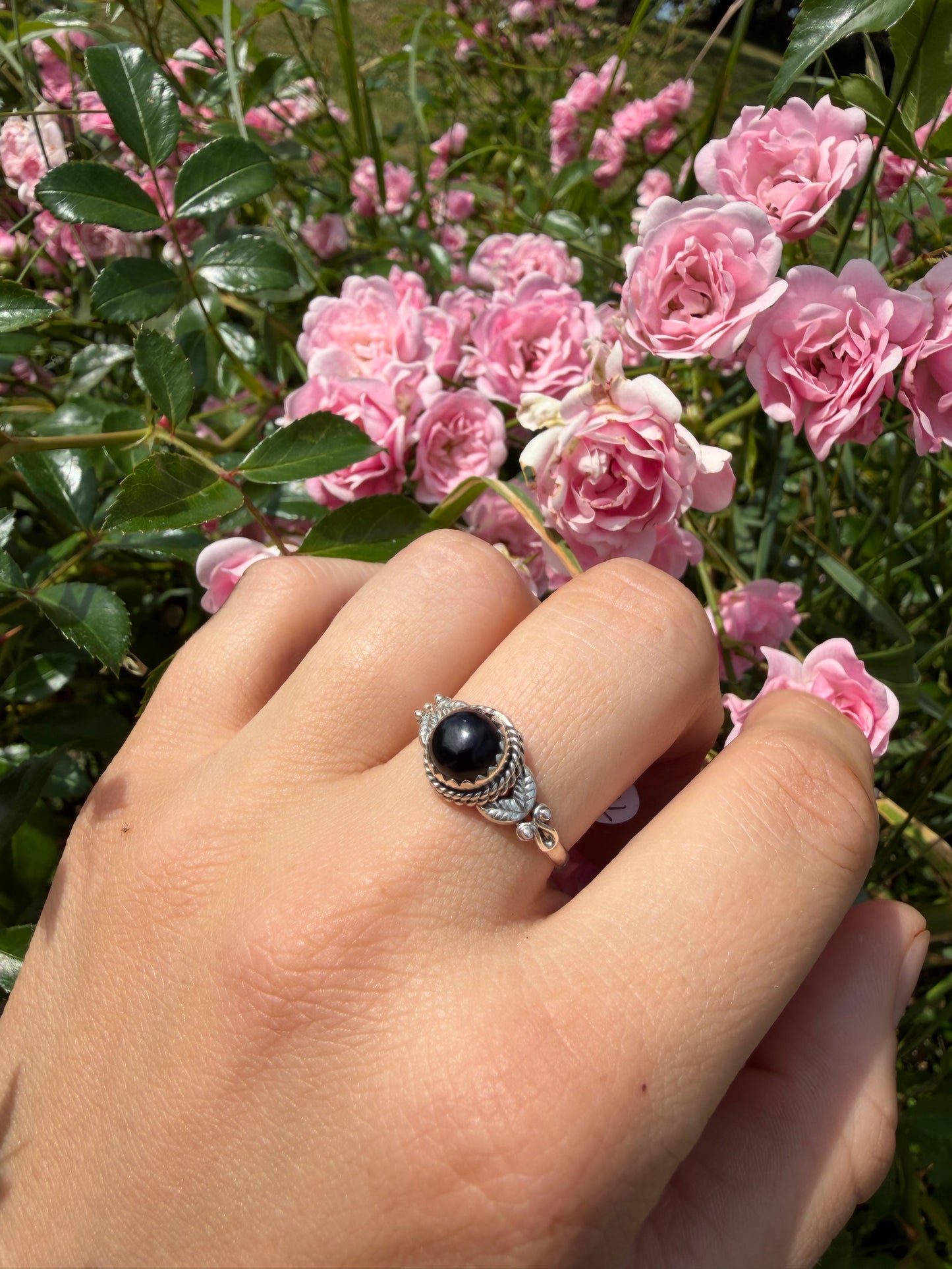 Bague obsidienne