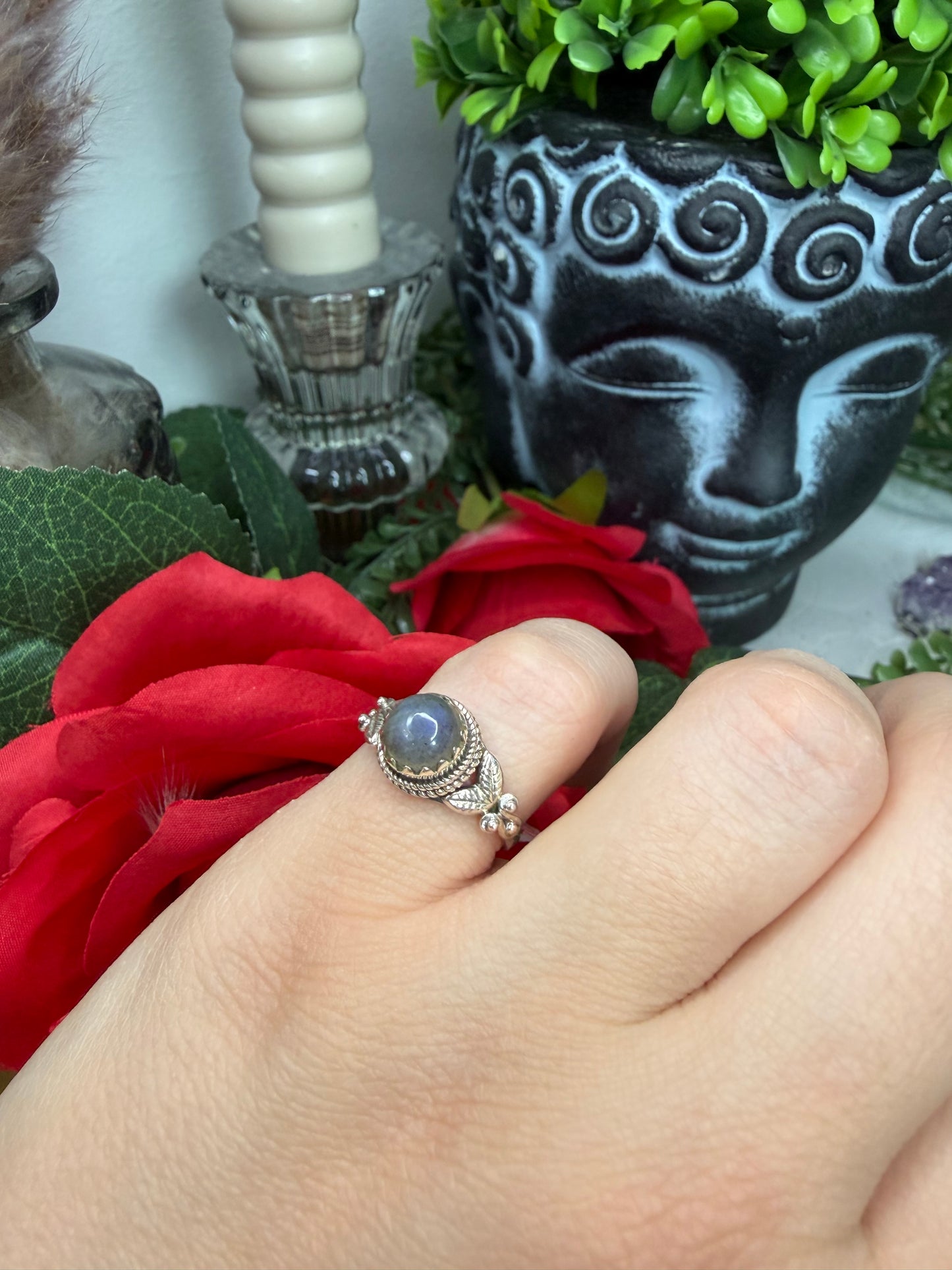 Bague labradorite
