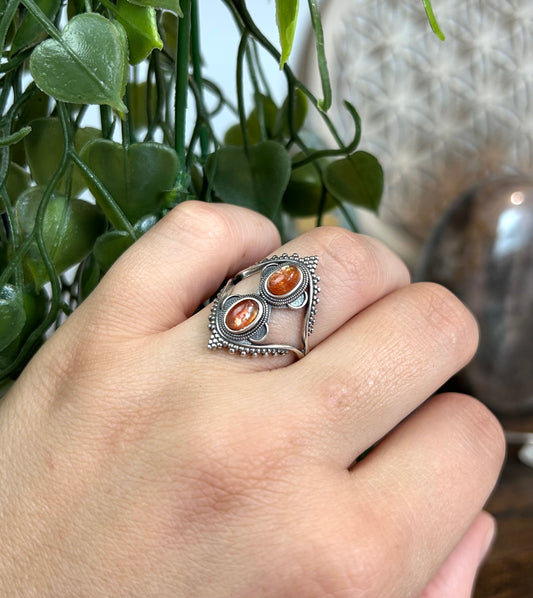 Bague pierre de soleil