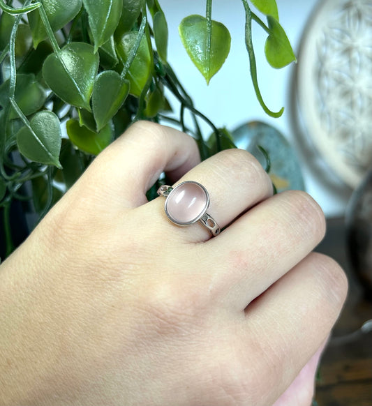 Bague Quartz rose