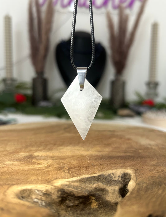 Pendentif cristal de roche
