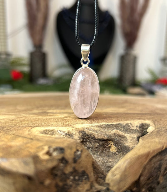 Pendentif Quartz rose