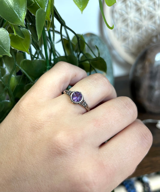 Bague améthyste