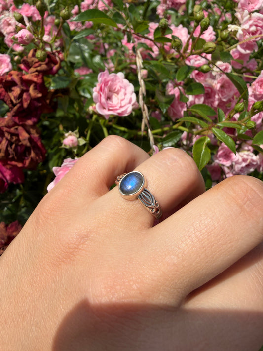 Bague labradorite