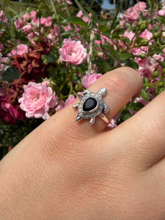 Bague obsidienne