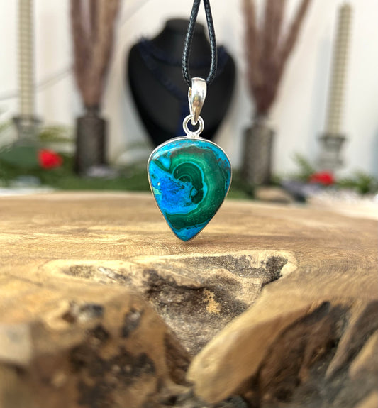 Pendentif Malachite Chrysocolle