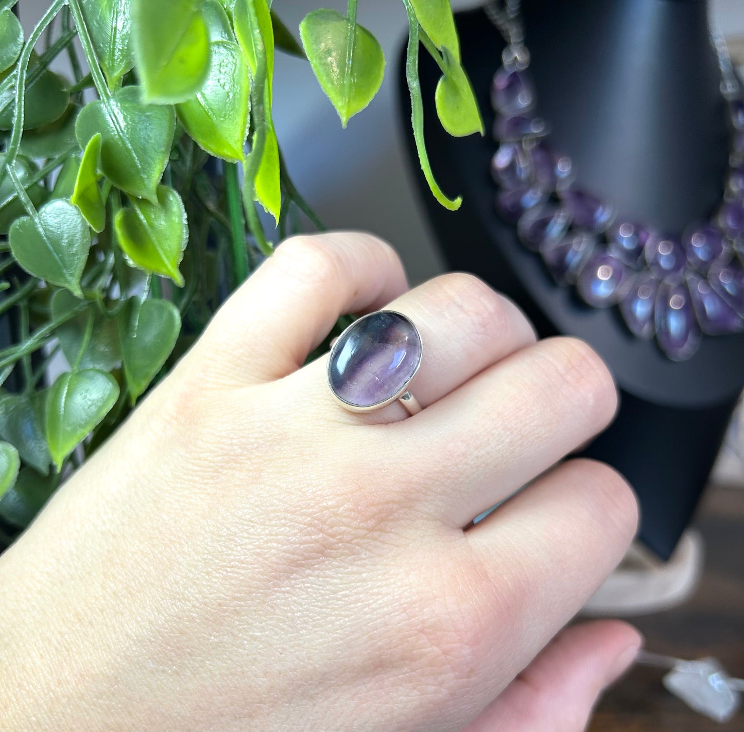 Bague fluorite